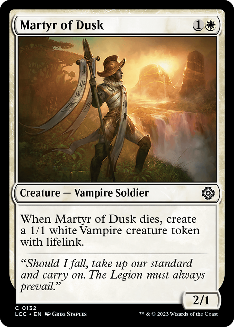 Martyr of Dusk [The Lost Caverns of Ixalan Commander] | Shuffle n Cut Hobbies & Games