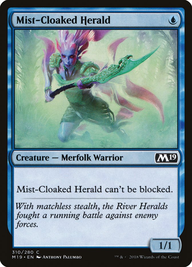 Mist-Cloaked Herald [Core Set 2019] | Shuffle n Cut Hobbies & Games