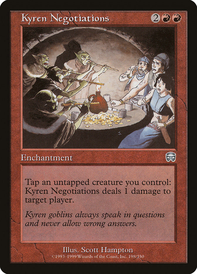 Kyren Negotiations [Mercadian Masques] | Shuffle n Cut Hobbies & Games