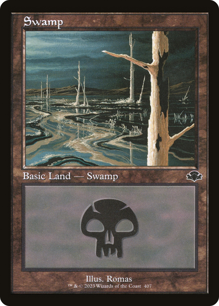 Swamp (407) (Retro) [Dominaria Remastered] | Shuffle n Cut Hobbies & Games