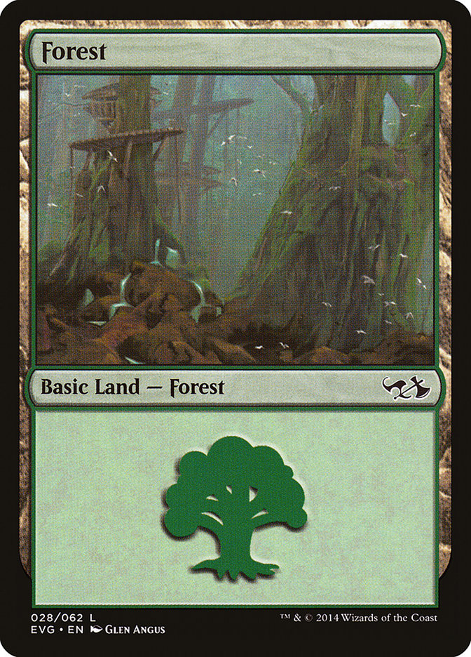 Forest (28) (Elves vs. Goblins) [Duel Decks Anthology] | Shuffle n Cut Hobbies & Games