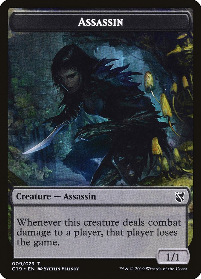 Assassin Token [Commander 2019 Tokens] | Shuffle n Cut Hobbies & Games