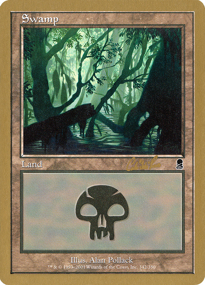 Swamp (cr342) (Carlos Romao) [World Championship Decks 2002] | Shuffle n Cut Hobbies & Games