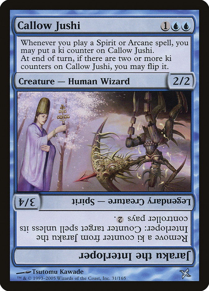 Callow Jushi // Jaraku the Interloper [Betrayers of Kamigawa] | Shuffle n Cut Hobbies & Games