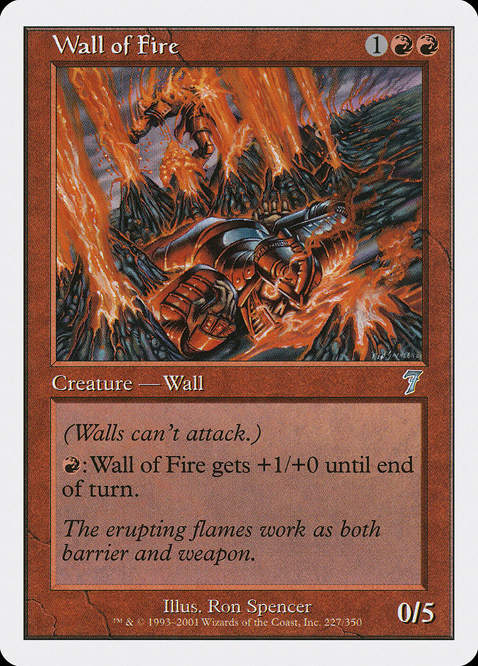 Wall of Fire [Seventh Edition] | Shuffle n Cut Hobbies & Games