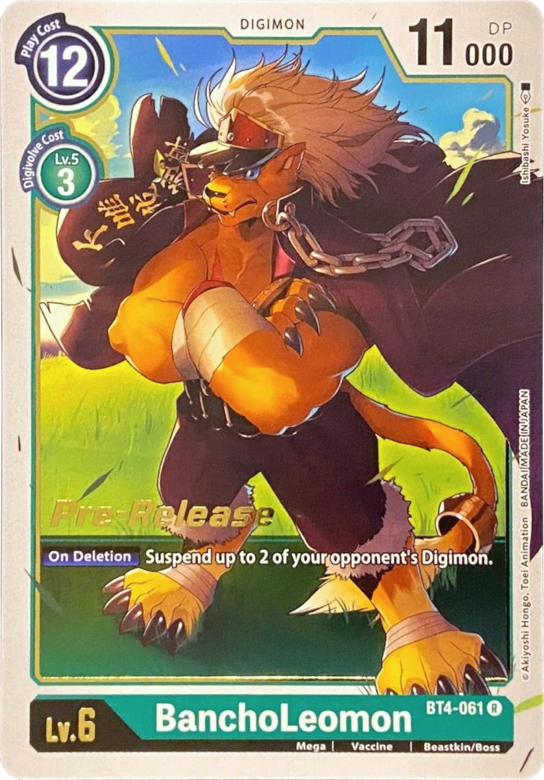 BanchoLeomon [BT4-061] [Great Legend Pre-Release Promos] | Shuffle n Cut Hobbies & Games