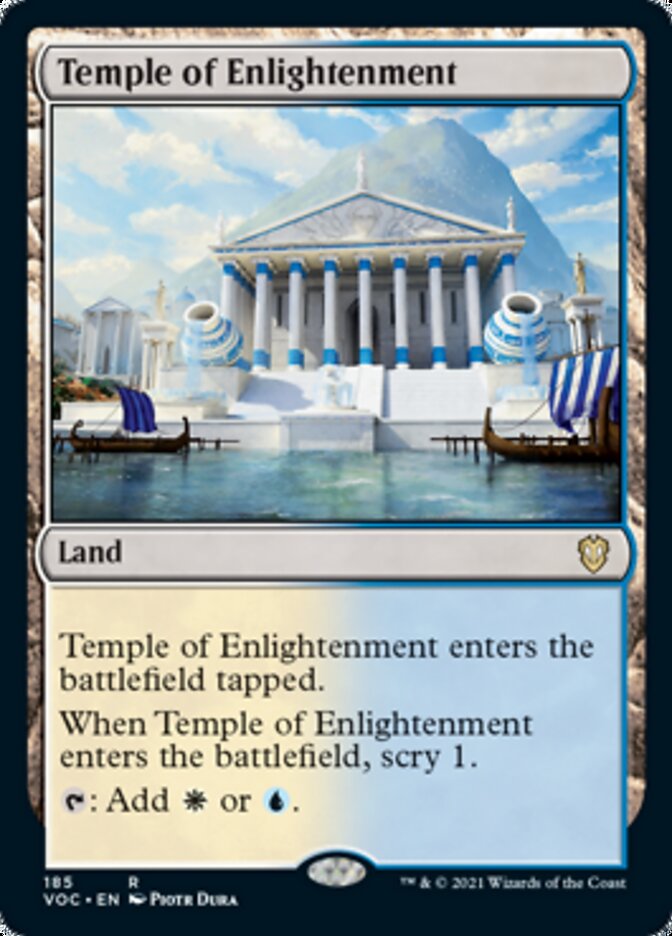 Temple of Enlightenment [Innistrad: Crimson Vow Commander] | Shuffle n Cut Hobbies & Games