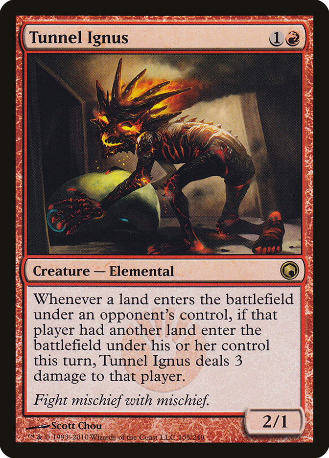 Tunnel Ignus [Scars of Mirrodin] | Shuffle n Cut Hobbies & Games