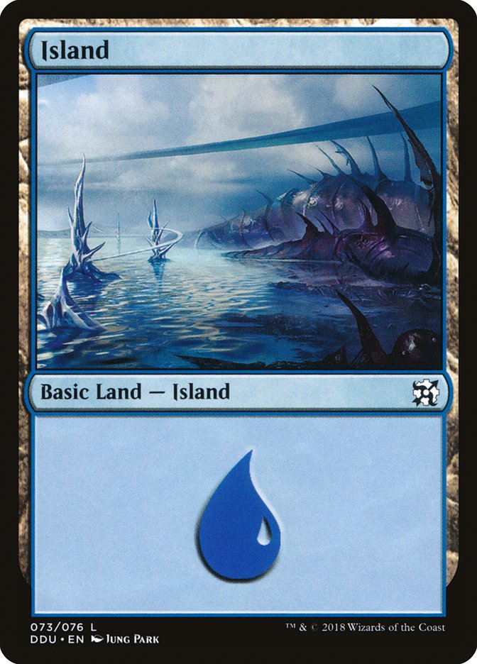 Island (73) [Duel Decks: Elves vs. Inventors] | Shuffle n Cut Hobbies & Games