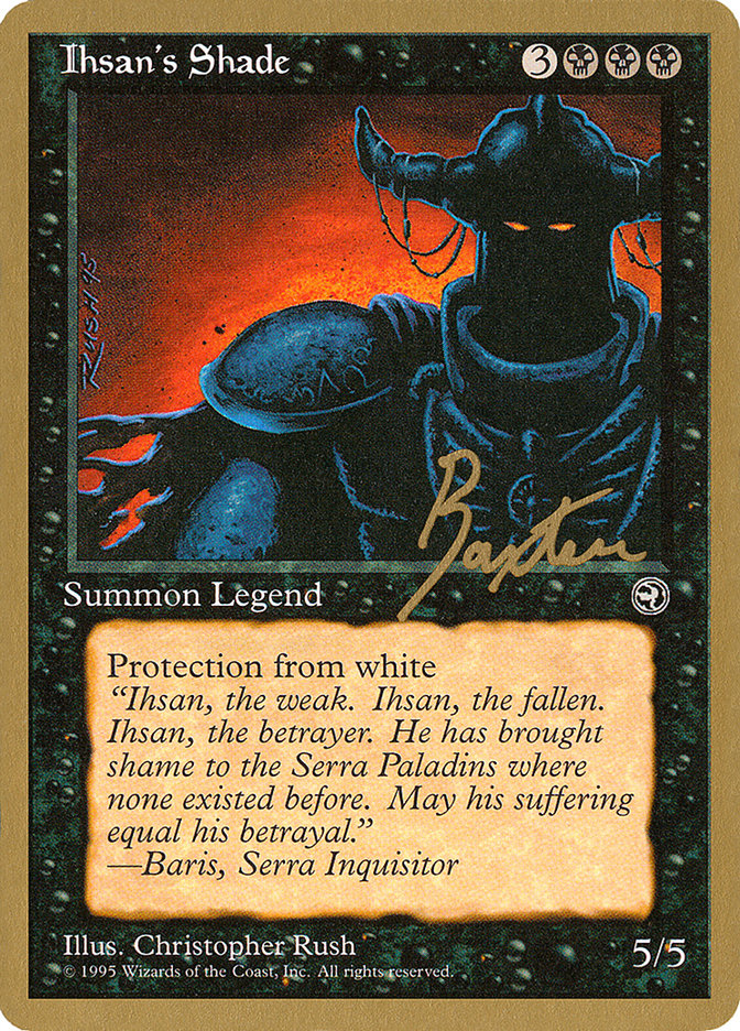 Ihsan's Shade (George Baxter) [Pro Tour Collector Set] | Shuffle n Cut Hobbies & Games