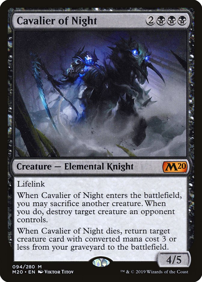 Cavalier of Night [Core Set 2020] | Shuffle n Cut Hobbies & Games