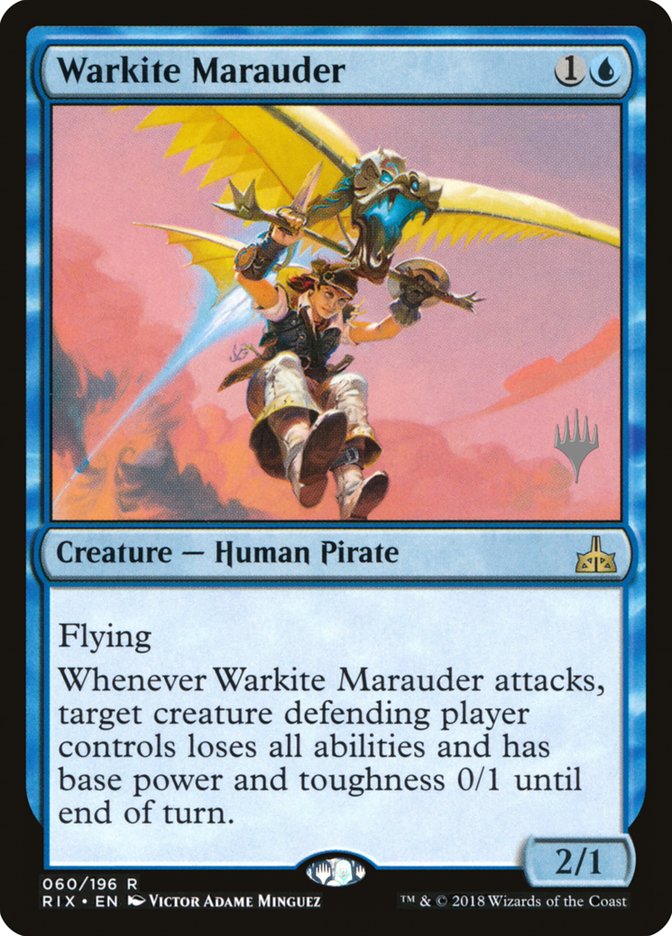 Warkite Marauder (Promo Pack) [Rivals of Ixalan Promos] | Shuffle n Cut Hobbies & Games