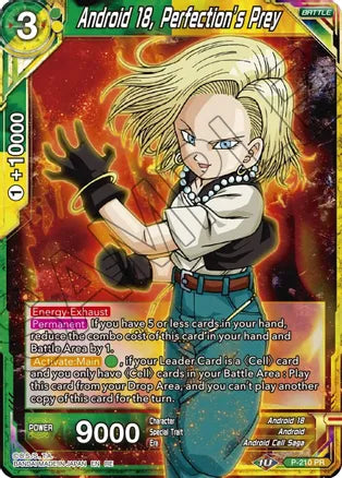 Android 18, Perfection's Prey [P-210] | Shuffle n Cut Hobbies & Games