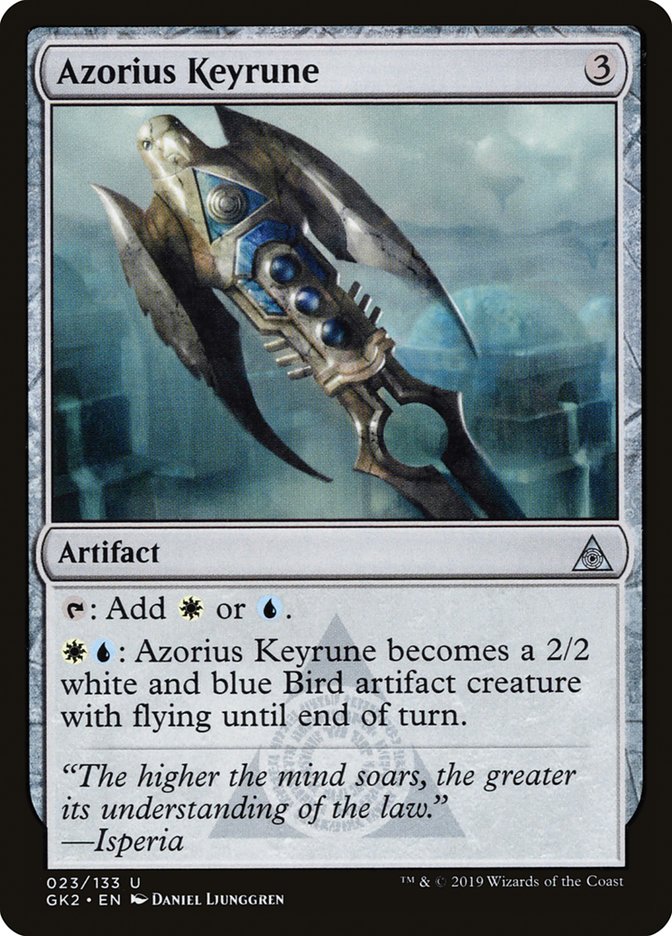 Azorius Keyrune [Ravnica Allegiance Guild Kit] | Shuffle n Cut Hobbies & Games