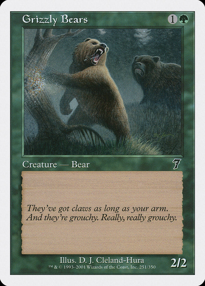 Grizzly Bears [Seventh Edition] | Shuffle n Cut Hobbies & Games