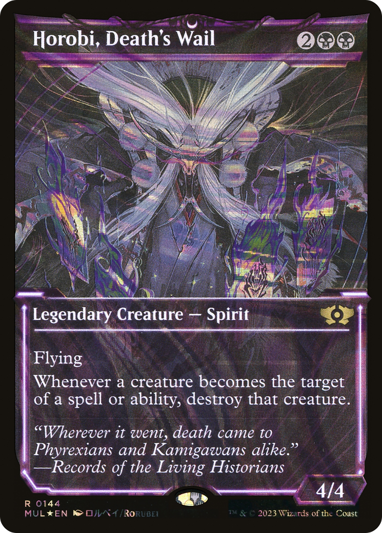 Horobi, Death's Wail (Halo Foil) [Multiverse Legends] | Shuffle n Cut Hobbies & Games