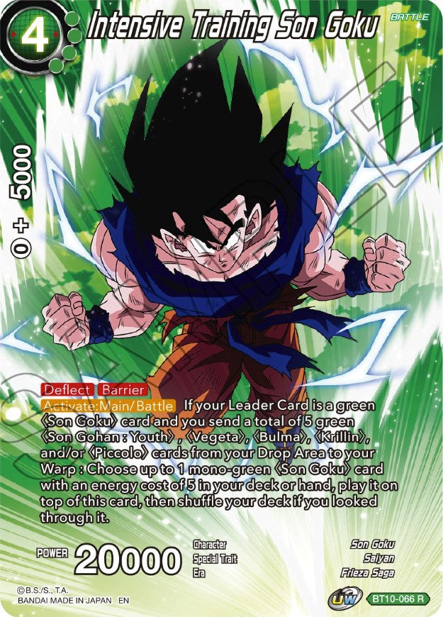 Intensive Training Son Goku (BT10-066) [Theme Selection: History of Son Goku] | Shuffle n Cut Hobbies & Games