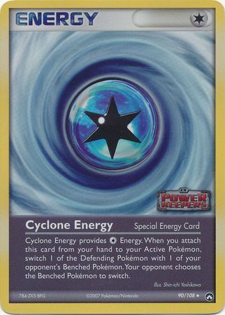 Cyclone Energy (90/108) (Stamped) [EX: Power Keepers] | Shuffle n Cut Hobbies & Games
