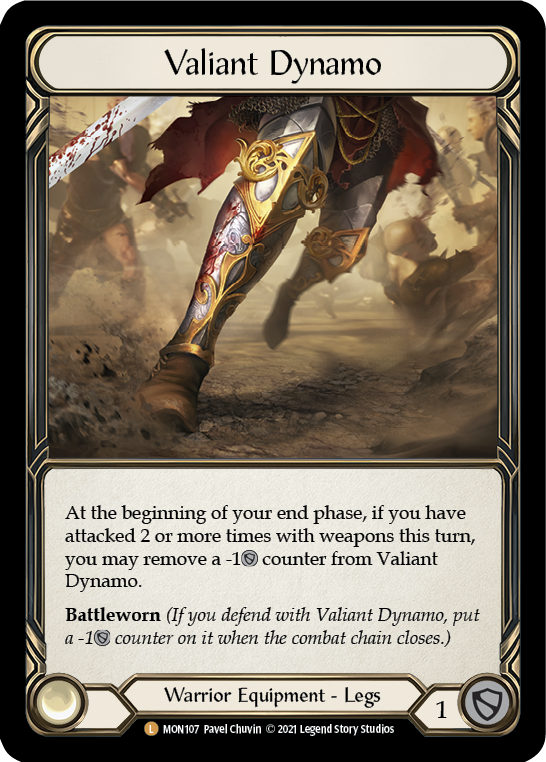 Valiant Dynamo (Cold Foil) [MON107-CF] 1st Edition Cold Foil | Shuffle n Cut Hobbies & Games