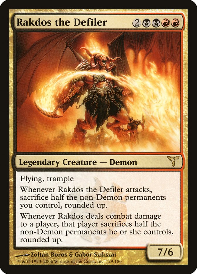 Rakdos the Defiler [Dissension] | Shuffle n Cut Hobbies & Games