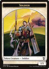 Mask // Soldier Double-Sided Token [Commander 2018 Tokens] | Shuffle n Cut Hobbies & Games