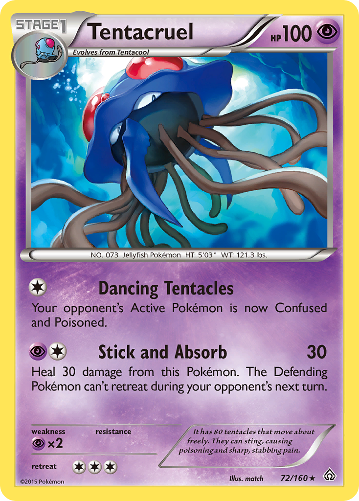 Tentacruel (72/160) [XY: Primal Clash] | Shuffle n Cut Hobbies & Games