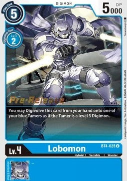 Lobomon [BT4-025] [Great Legend Pre-Release Promos] | Shuffle n Cut Hobbies & Games