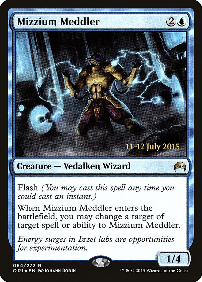 Mizzium Meddler [Magic Origins Prerelease Promos] | Shuffle n Cut Hobbies & Games