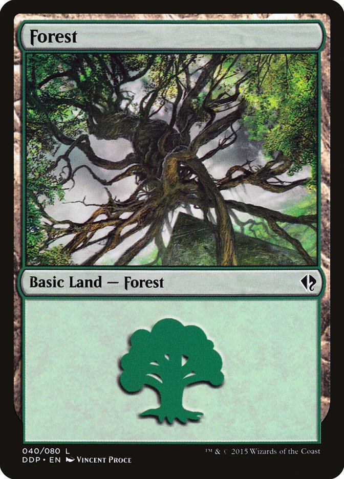 Forest (40) [Duel Decks: Zendikar vs. Eldrazi] | Shuffle n Cut Hobbies & Games