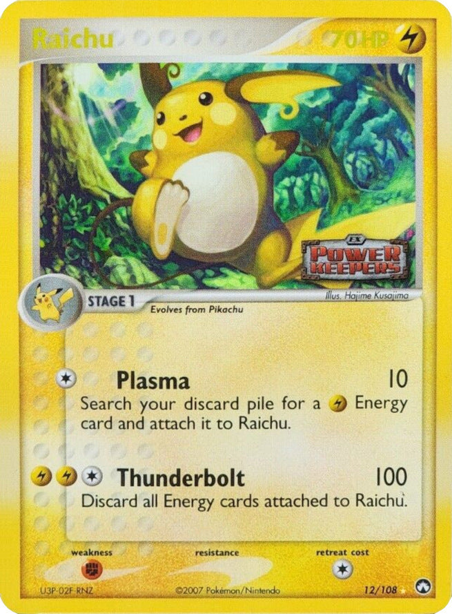 Raichu (12/108) (Stamped) [EX: Power Keepers] | Shuffle n Cut Hobbies & Games