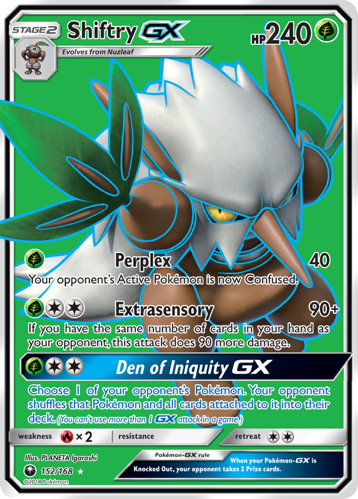 Shiftry GX (152/168) [Sun & Moon: Celestial Storm] | Shuffle n Cut Hobbies & Games