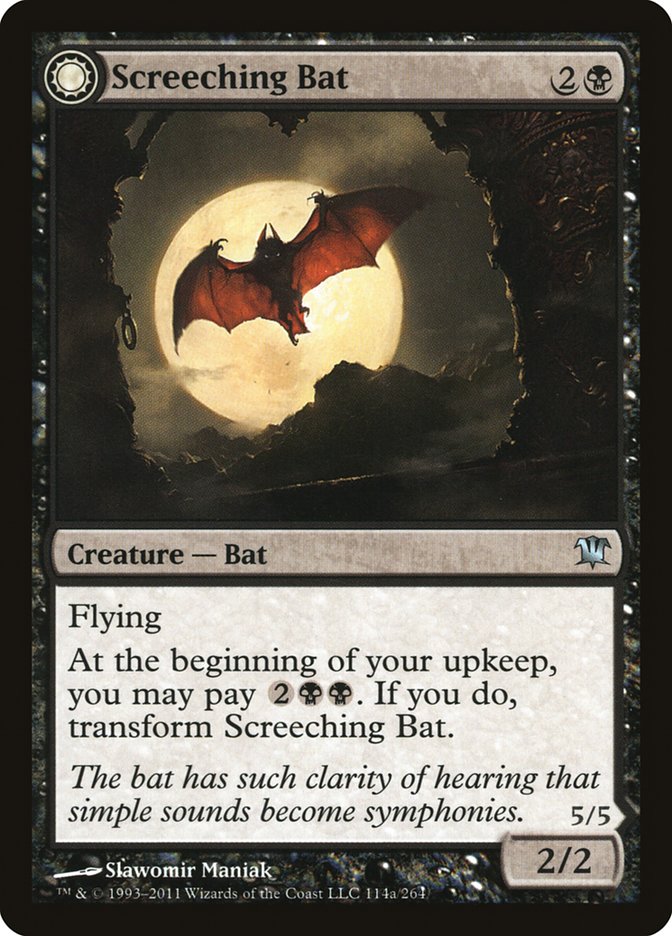 Screeching Bat // Stalking Vampire [Innistrad] | Shuffle n Cut Hobbies & Games