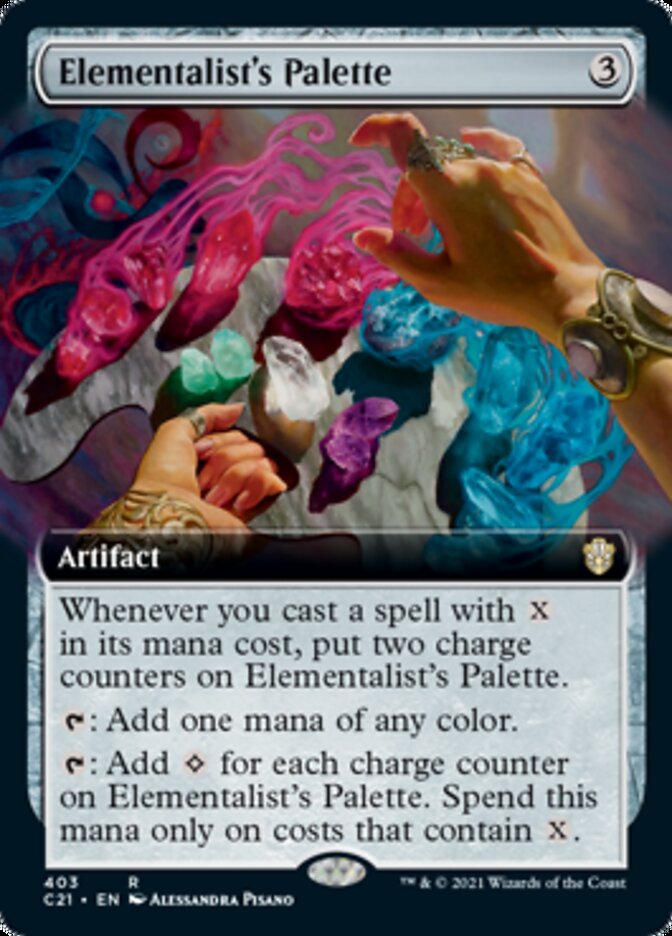 Elementalist's Palette (Extended Art) [Commander 2021] | Shuffle n Cut Hobbies & Games