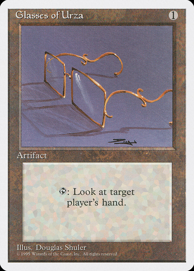 Glasses of Urza [Fourth Edition] | Shuffle n Cut Hobbies & Games