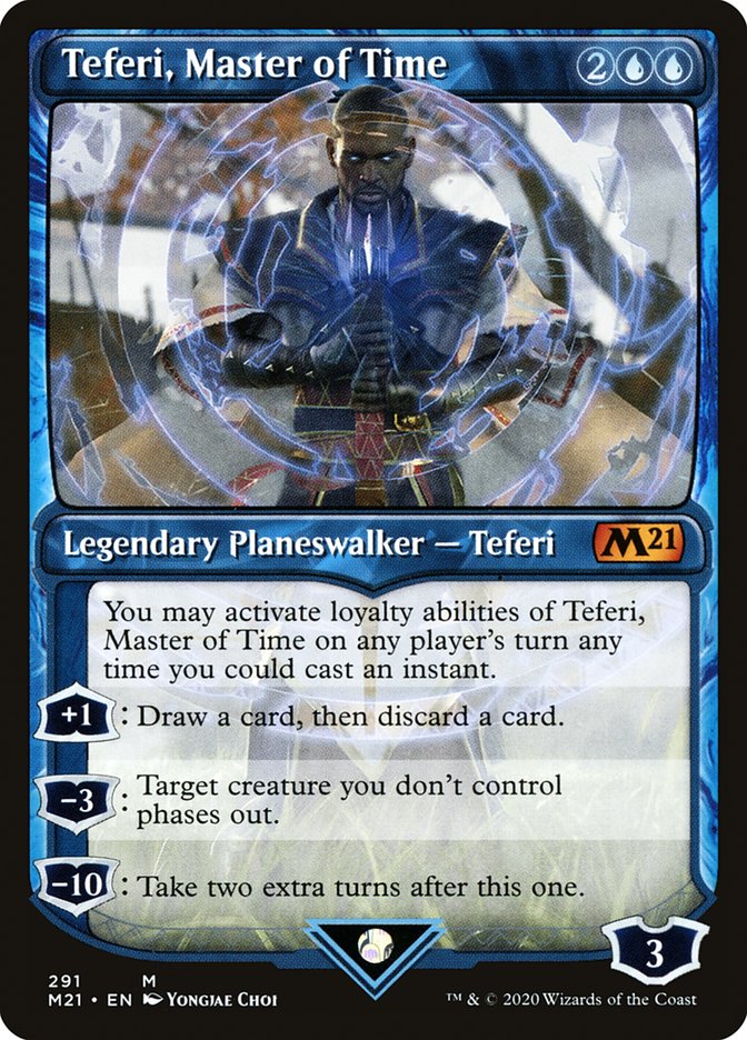 Teferi, Master of Time (Showcase) (291) [Core Set 2021] | Shuffle n Cut Hobbies & Games