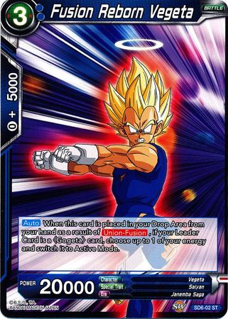 Fusion Reborn Vegeta (Starter Deck - Resurrected Fusion) (SD6-02) [Miraculous Revival] | Shuffle n Cut Hobbies & Games