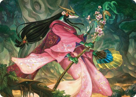 Sakiko, Mother of Summer Art Card [Commander Masters Art Series] | Shuffle n Cut Hobbies & Games