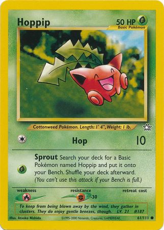 Hoppip (61/111) [Neo Genesis Unlimited] | Shuffle n Cut Hobbies & Games