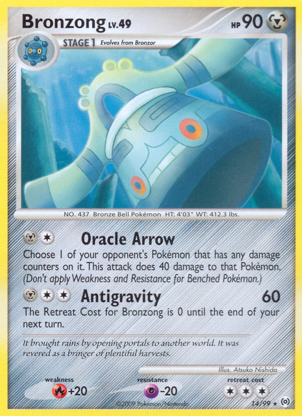 Bronzong (14/99) [Platinum: Arceus] | Shuffle n Cut Hobbies & Games