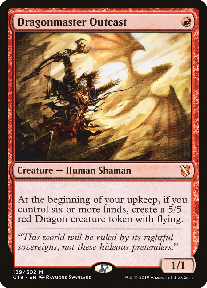 Dragonmaster Outcast [Commander 2019] | Shuffle n Cut Hobbies & Games