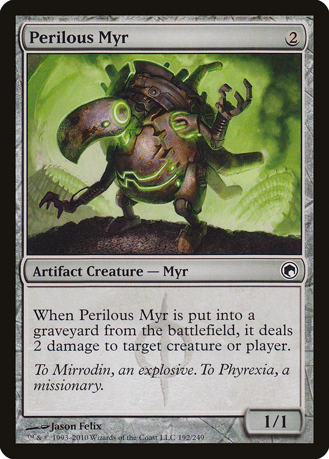 Perilous Myr [Scars of Mirrodin] | Shuffle n Cut Hobbies & Games