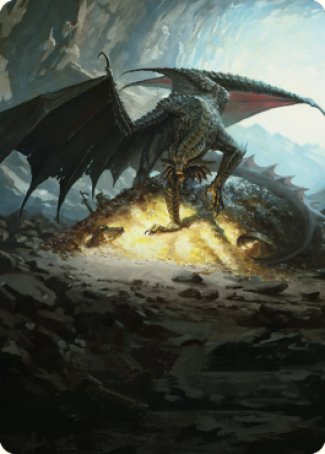 Ancient Copper Dragon Art Card (04) [Commander Legends: Battle for Baldur's Gate Art Series] | Shuffle n Cut Hobbies & Games