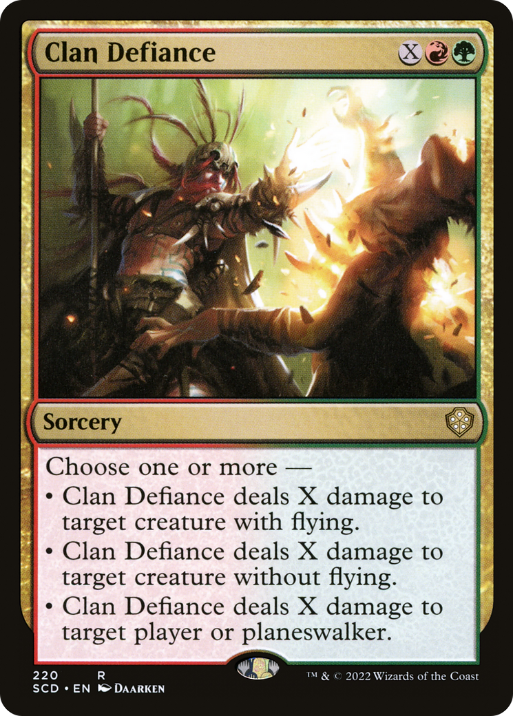 Clan Defiance [Starter Commander Decks] | Shuffle n Cut Hobbies & Games