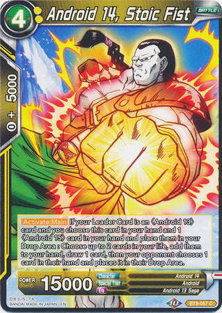 Android 14, Stoic Fist [BT9-057] | Shuffle n Cut Hobbies & Games