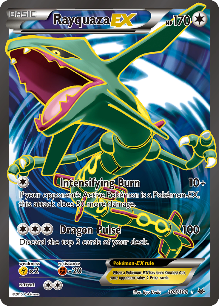 Rayquaza EX (104/108) [XY: Roaring Skies] | Shuffle n Cut Hobbies & Games