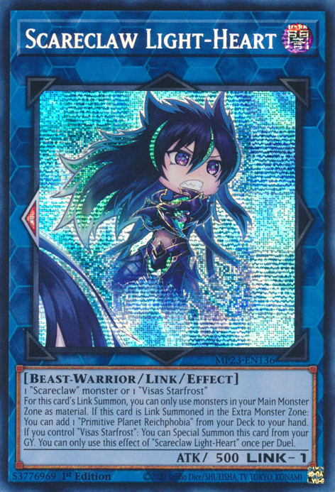 Scareclaw Light-Heart [MP23-EN136] Prismatic Secret Rare | Shuffle n Cut Hobbies & Games