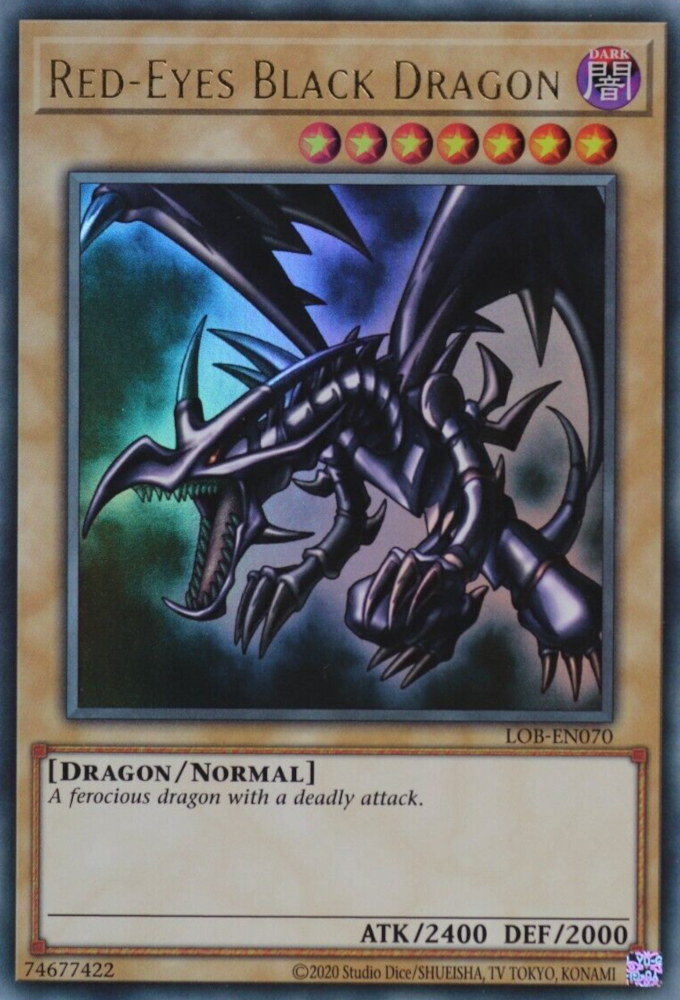 Red-Eyes Black Dragon (25th Anniversary) [LOB-EN070] Ultra Rare | Shuffle n Cut Hobbies & Games