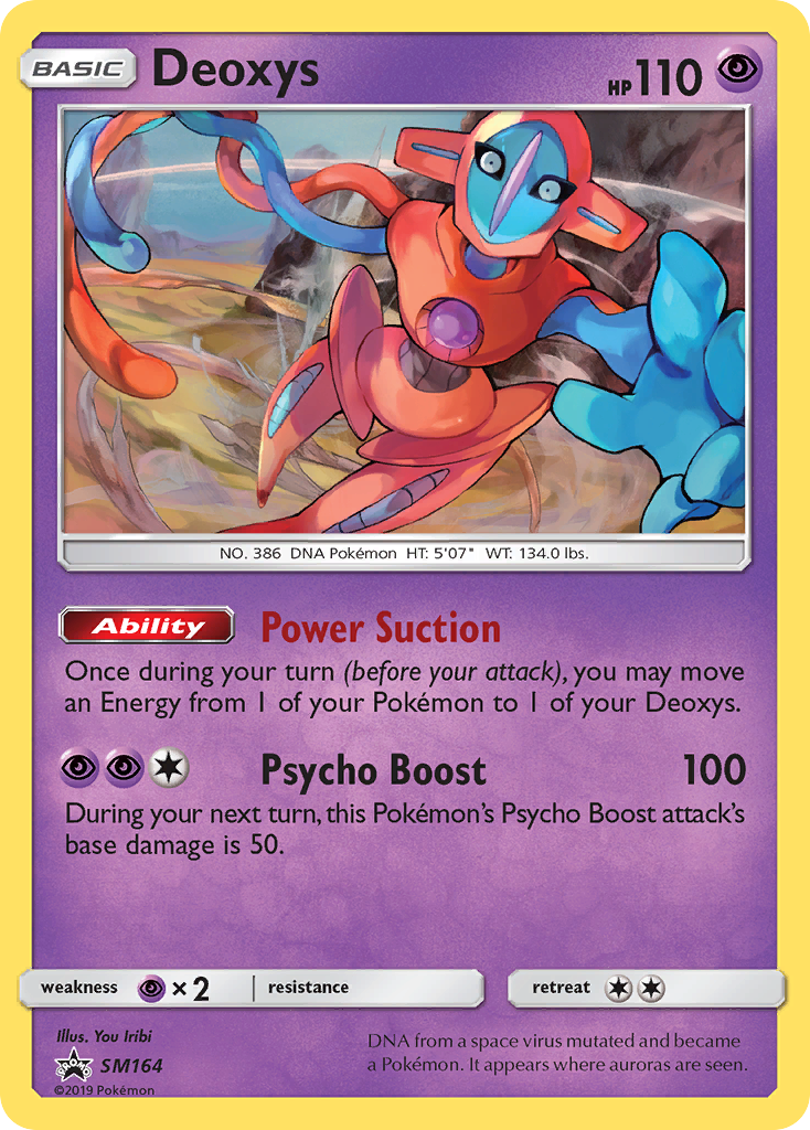 Deoxys (SM164) [Sun & Moon: Black Star Promos] | Shuffle n Cut Hobbies & Games