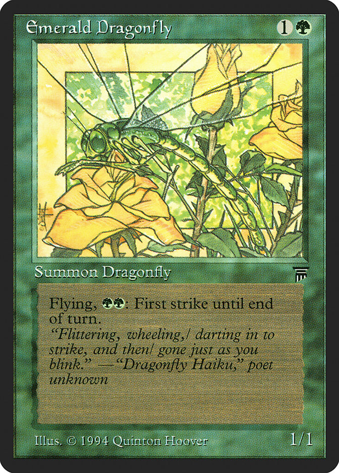 Emerald Dragonfly [Legends] | Shuffle n Cut Hobbies & Games