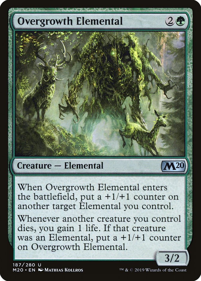 Overgrowth Elemental [Core Set 2020] | Shuffle n Cut Hobbies & Games